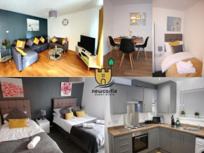 Milton House 3Bed House FREE WIFI & FREE PARKING Serviced Accommodation Newcastle